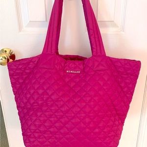 MZ Wallace Metro Tote Hot Pink Medium